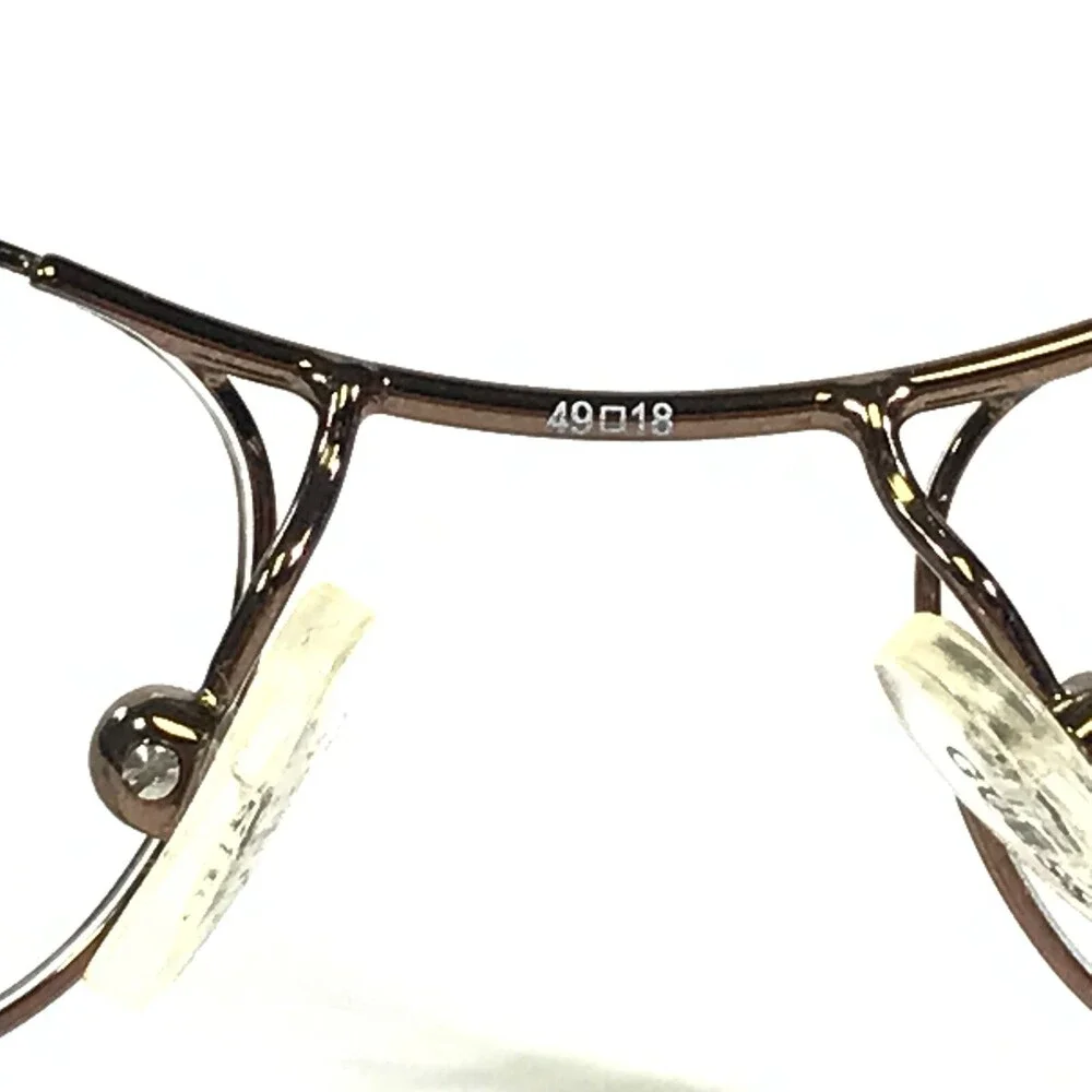 Guess Eyeglasses Frames GU1197 LBRN Brown Cat Eye Full Rim 49-18-135